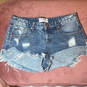 One teaspoon denim shorts